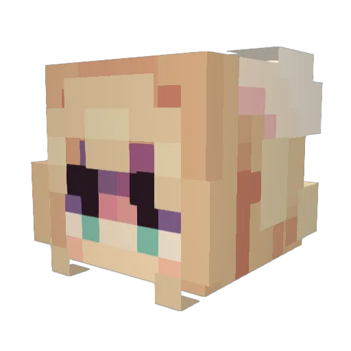 ryusuis_ Minecraft avatar head, 3D render