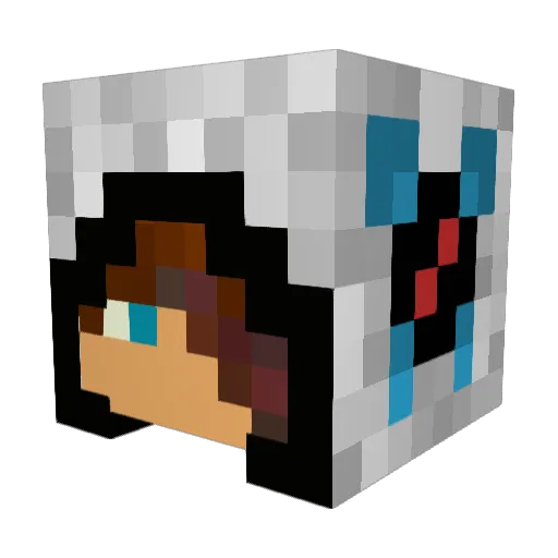 ryusyou25 Minecraft avatar head, 3D render