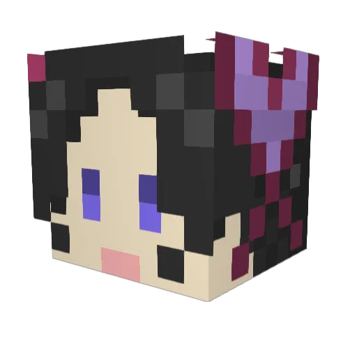 ryuuto39 Minecraft avatar head, 3D render