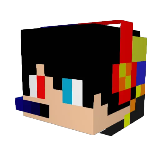 ryuuuu201312 Minecraft avatar head, 3D render