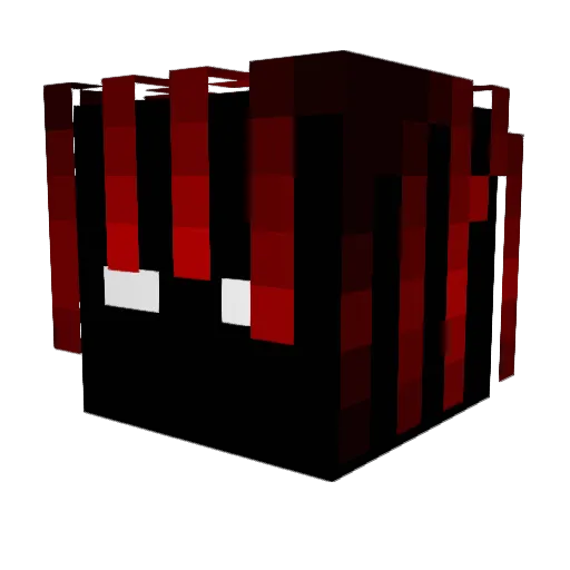 ryx0 Minecraft avatar head, 3D render