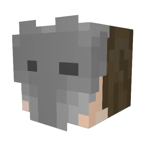 ryzen77 Minecraft avatar head, 3D render