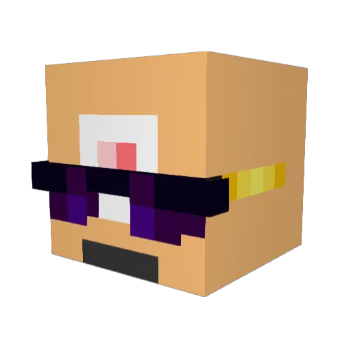 rz2000 Minecraft avatar head, 3D render