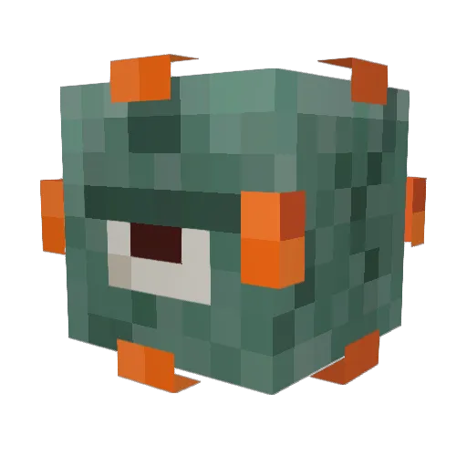 rzHD Minecraft avatar head, 3D render