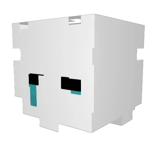 rzelek12 Minecraft avatar head, 3D render