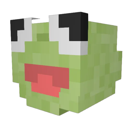 rzenc00k Minecraft avatar head, 3D render