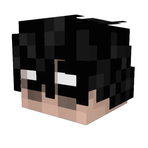 rzrfkr Minecraft avatar head, 3D render