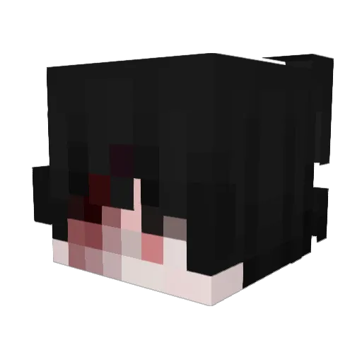 rzs Minecraft avatar head, 3D render