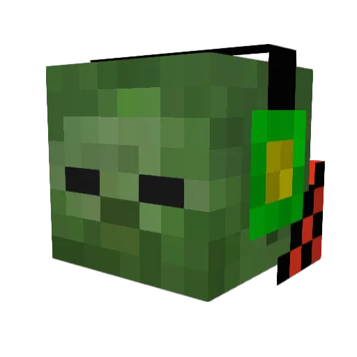rzuwikowski Minecraft avatar head, 3D render