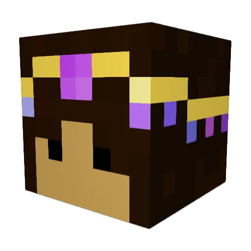 s000f15 Minecraft avatar head, 3D render