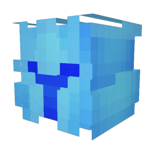 s007166 Minecraft avatar head, 3D render