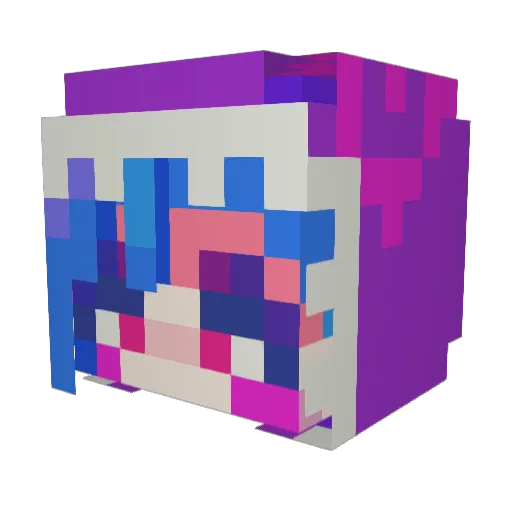 s06fact Minecraft avatar head, 3D render