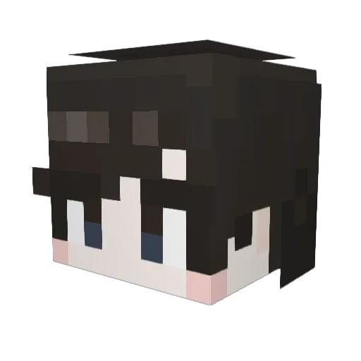 s0_0z Minecraft avatar head, 3D render