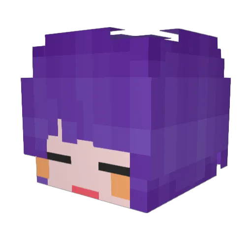 s0_v_0z Minecraft avatar head, 3D render