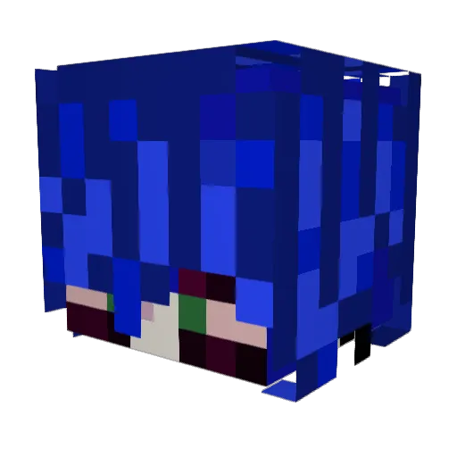 s0ckHead_ Minecraft avatar head, 3D render