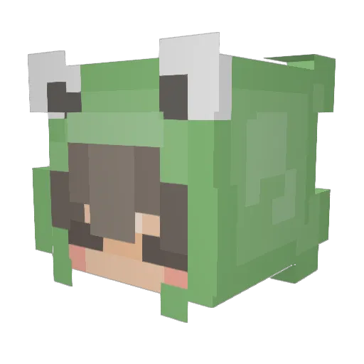 s0ftAnna_ Minecraft avatar head, 3D render
