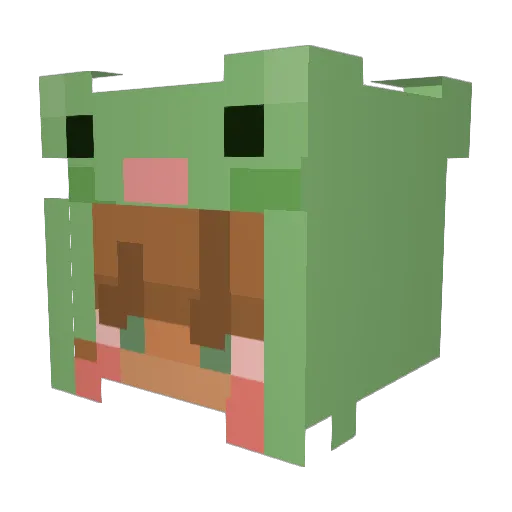s0kgi Minecraft avatar head, 3D render