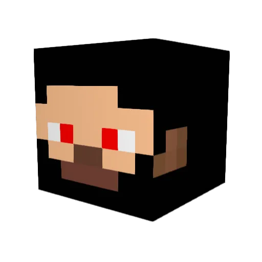 s0mbrit4 Minecraft avatar head, 3D render