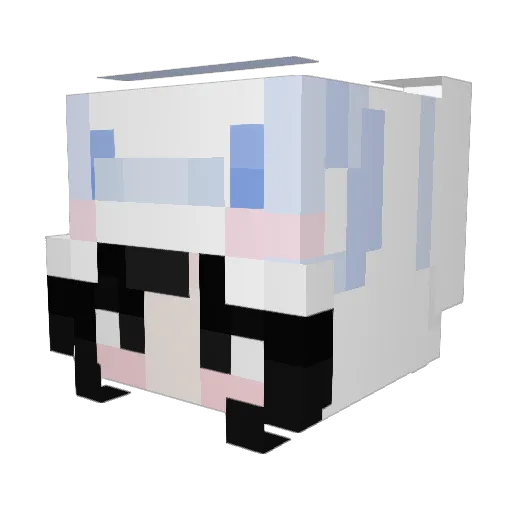 s0nd Minecraft avatar head, 3D render