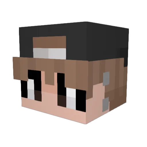 s0nn0r Minecraft avatar head, 3D render
