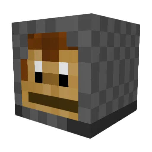 s0too Minecraft avatar head, 3D render