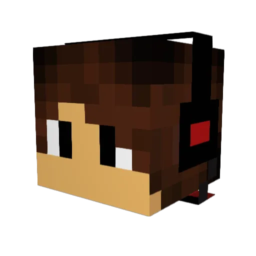 s0ull3ss6amer Minecraft avatar head, 3D render