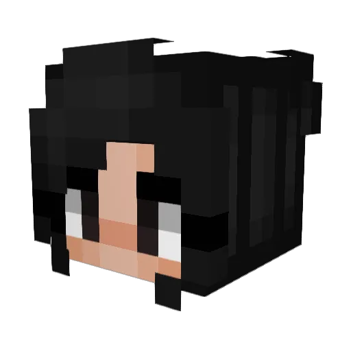 s0urstraws Minecraft avatar head, 3D render