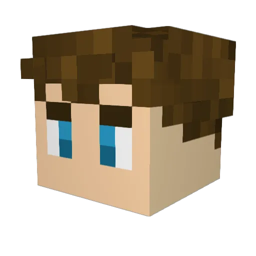 s0zymus_ Minecraft avatar head, 3D render