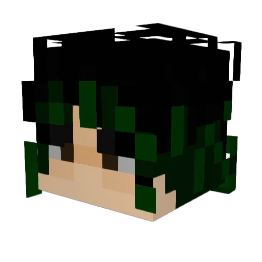s1ck0_ Minecraft avatar head, 3D render