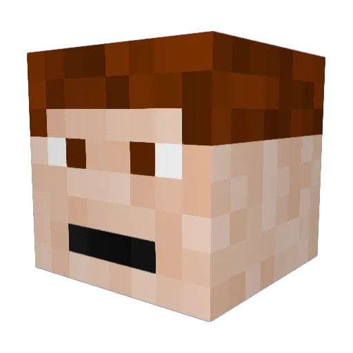 s1lphi Minecraft avatar head, 3D render