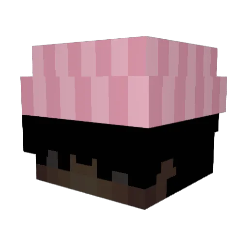 s1lutz Minecraft avatar head, 3D render