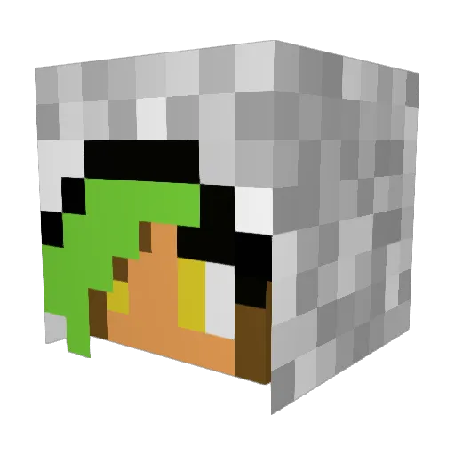 s1m1thor Minecraft avatar head, 3D render