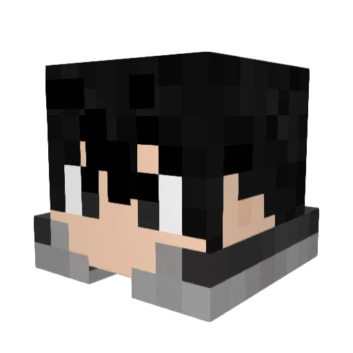 s1o3urn Minecraft avatar head, 3D render