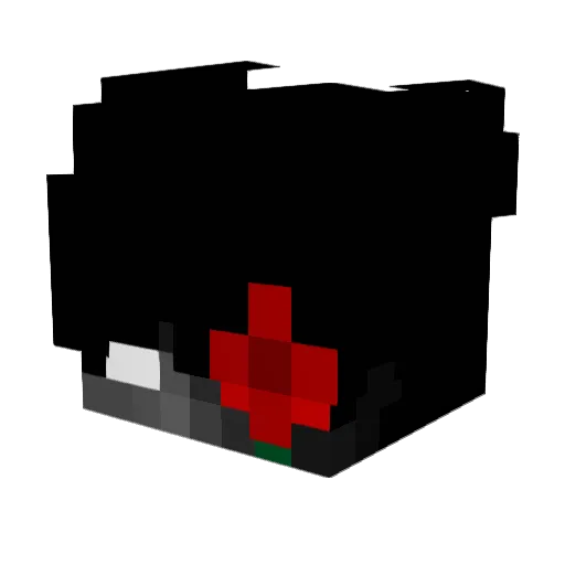 s1ver9k Minecraft avatar head, 3D render