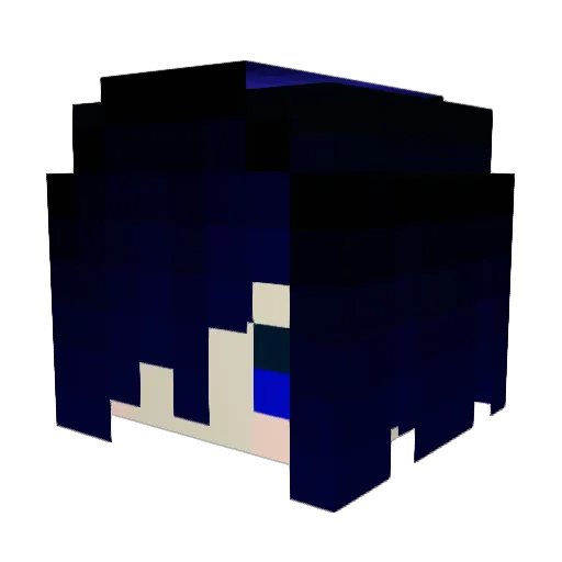 s20051103 Minecraft avatar head, 3D render
