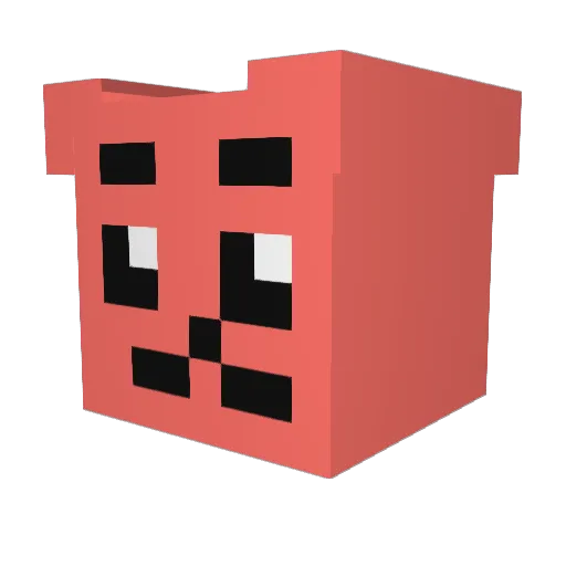 s2_hk_s2 Minecraft avatar head, 3D render