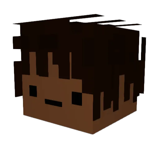 s2smachine Minecraft avatar head, 3D render