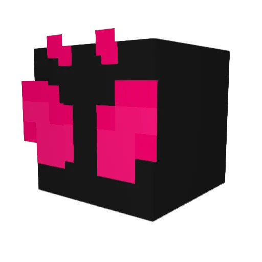 s34ge Minecraft avatar head, 3D render