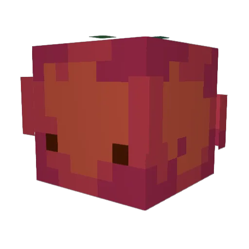 s3condd Minecraft avatar head, 3D render