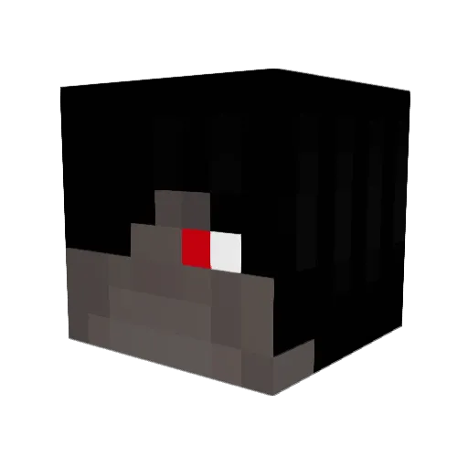 s3hzy Minecraft avatar head, 3D render