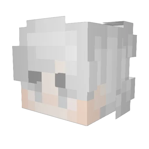 s3mi_74 Minecraft avatar head, 3D render