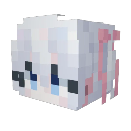s3n0o Minecraft avatar head, 3D render