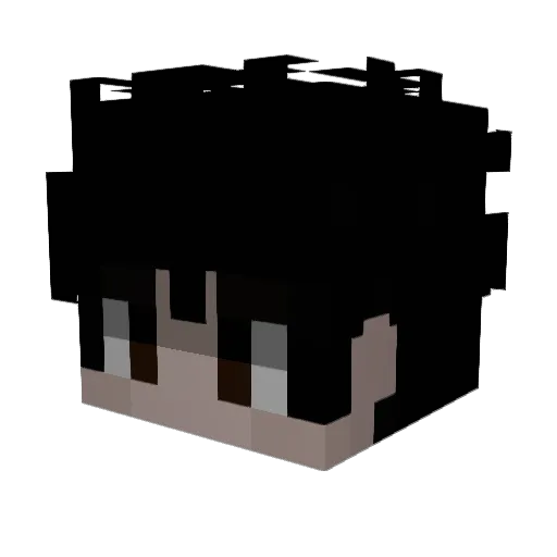 s3r4io Minecraft avatar head, 3D render