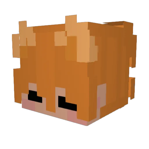 s4ade Minecraft avatar head, 3D render