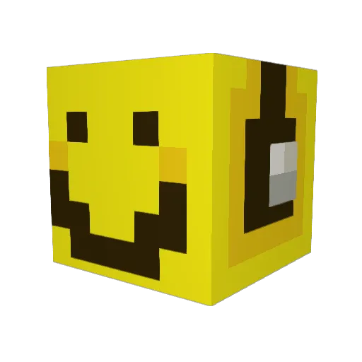 s4b3lz Minecraft avatar head, 3D render