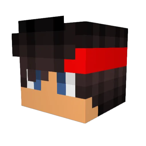 s4ge2000 Minecraft avatar head, 3D render