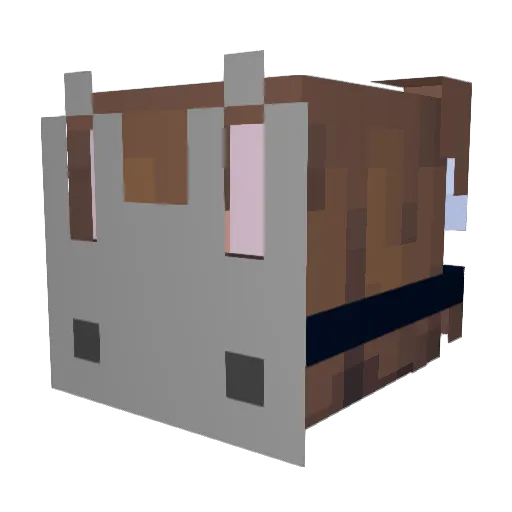 s4mst4rs Minecraft avatar head, 3D render
