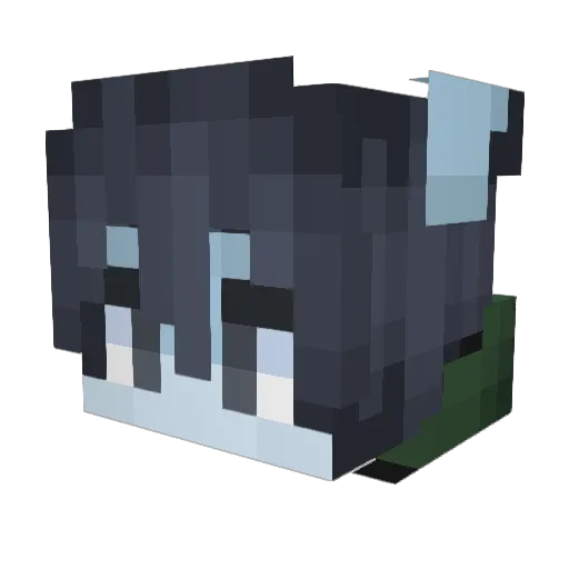 s4mueeel Minecraft avatar head, 3D render