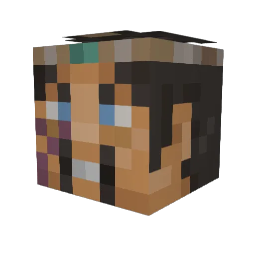 s4ndwitch Minecraft avatar head, 3D render