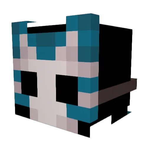 s4nk1 Minecraft avatar head, 3D render
